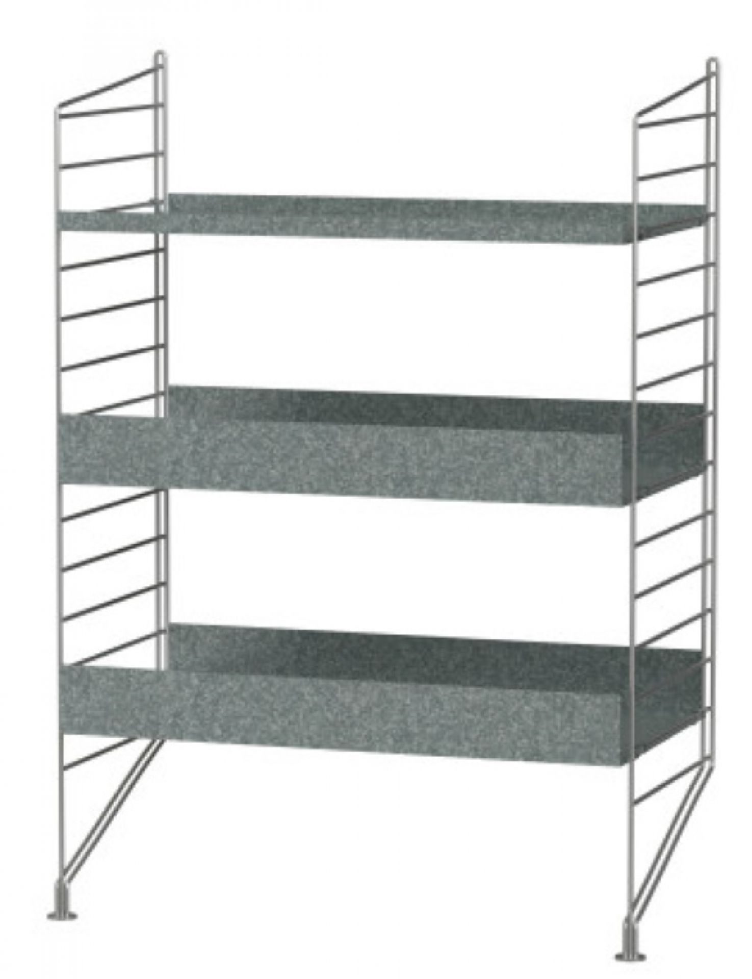 String Outdoor Boden Regalsystem B String Furniture 